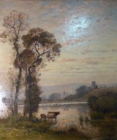 Louis Aimé JAPY (1840-1916) Vaches au bord de l'eau

Huile sur toile 

Signée en...
