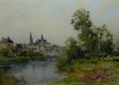 null Maurice LEVIS (1860-1940) 

Village au bord de l'eau

Paire d'huiles sur toiles...