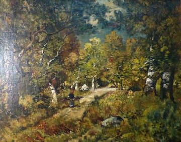 null Camille MAGNUS (1850-?) 

Intérieur de forêt en automne, 1880

Huile sur toile...