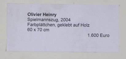 null Olivier HEINRY (né en 1974).

"Mondial" et "Spielmannszug " - 2004

Gommettes...