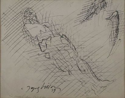 null Jacques VILLON (1875-1963)

La mort du Rêve - 1939.

Encre et crayon sur papier....