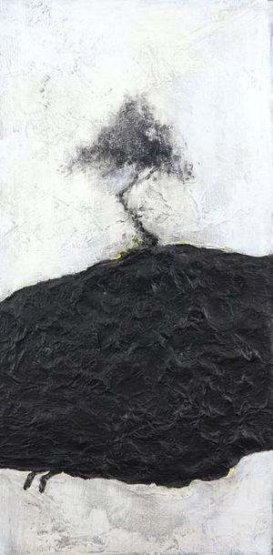 null Sun Tai YOO (né en 1957).

Deux mondes - 2006.

Technique mixte sur toile.

Signée,...