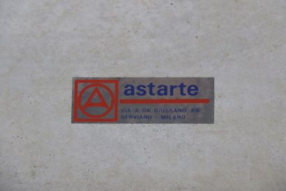 null ASTARTE Editeur, Milano.

Desserte à roulettes - circa 1970.

ABS teinté orange.

H_56...