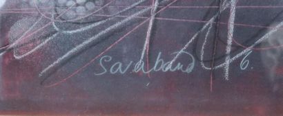 null Annabell HEWITT (1946).

Saraband 6.

Technique mixte sur papier, signée en...