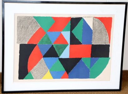 null Sonia DELAUNAY (1885-1979).

Polyphonie (1970 ou 1971).

Lithographie signée...