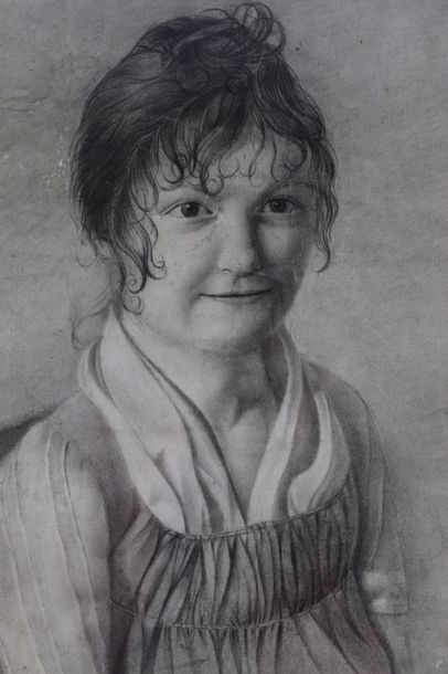 null Louis Léopold BOILLY (1761-1845), entourage de.

Jeune fille à la tourterelle.

Dessin...