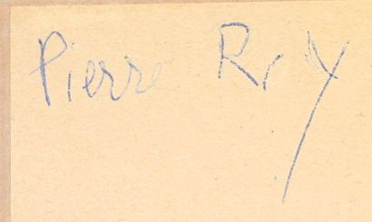 null Pierre ROY (1880-1950).

Nature morte à la branche de houx.

Crayons sur papier...