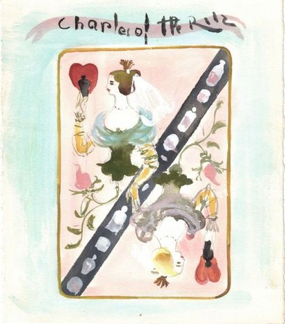 null Janine JANET (1913-2000) pour CHARLES OF THE RITZ. 

Carte à jouer et musique....