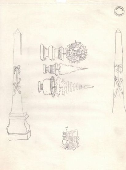 null Janine JANET (1913-2000) pour les FLORALIES. 

Ensemble comprenant vingt-cinq...