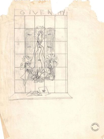 null Janine JANET (1913-2000) pour GIVENCHY.

Sphinges.

Trois dessins, photographies...