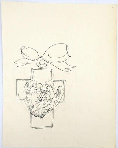 null Janine JANET (1913-2000) 

Projets de bijoux.

Ensemble de dix-neuf. de dessins...