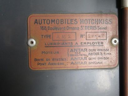 null HOTCHKISS AM 2 TORPEDO

6270 KM meter

Chassis No.: 29647

1st circulation 01/01/1932

French...