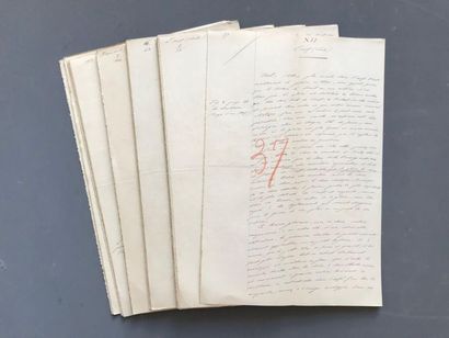 null FABRE (Jean-Henri). [Le Livre des Champs]. Manuscrit autographe. S.l.n.d. [1878],...