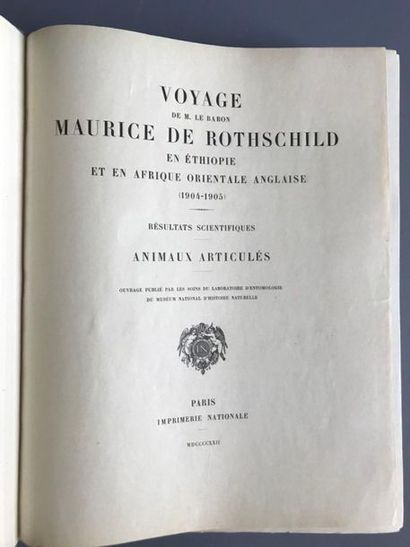 null ROTHSCHILD, Maurice de.

Voyage de M. le baron Maurice de Rothschild en Ethiopie...