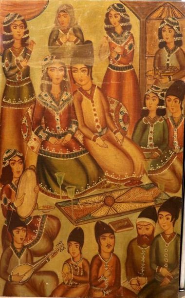 null Scène de Mariage

Huile sur toile

Iran, XXe siècle

Dans cette scène représentant...