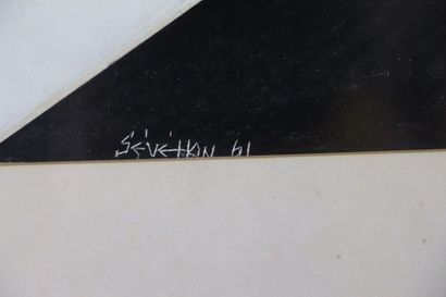 null Paul SEVEHON (1931-1995).

Christ.

Encre sur papier, signée en bas à gauche

H_44.5...