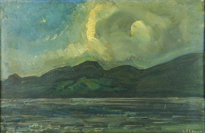 Adriaan Herman GOUWE (1875-1965). 
Crépuscule...