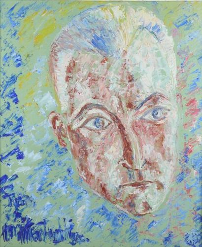 Nicolai MICHOUTOUCHKINE (1929-2010). 
Portrait...