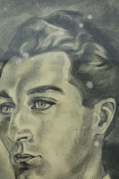 null HEMY.

Portrait de Gabriel Gomichon des Granges.

Dessin au crayon et fusain,...
