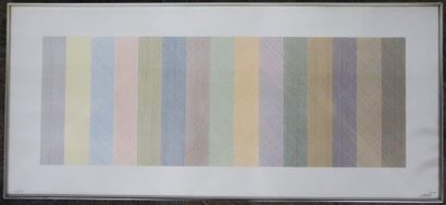 null Sol LEWITT (1928-2007). 

Horizontal Composite (Color), 1970 .

Sérigraphie...
