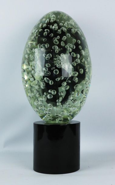 null Livio SEGUSO (né en 1930).

Sculpture en verre.

H_55 cm

