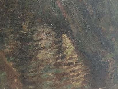 null Wartan MAHOKIAN (1869-1937).

Sous bois.

Huile sur toile, signée en bas à gauche.

H_56...