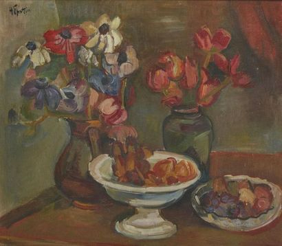 null Henri EPSTEIN (1892-1944).

Nature morte.

Huile sur toile, signée en haut à...