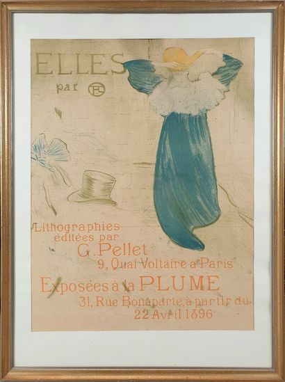 null Henri de TOULOUSE-LAUTREC (1864-1901).

ELLES, 1896.

Lithographie reprenant...