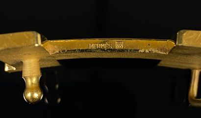 null HERMES.

Boucle de ceinture Mini Constance en métal doré.

Signée.

H_ 2.4 cm...