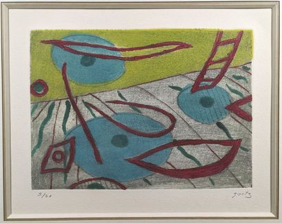 null Henri GOETZ (1909-1989).

Composition.

Lithographie, signée au crayon et justifiée...