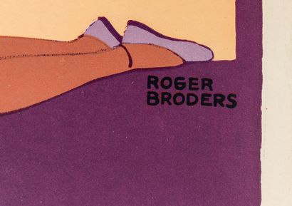 null Roger BRODERS (1883-1957), d'après.

ANTIBES. Sa plage de Juan-les-Pins, son...