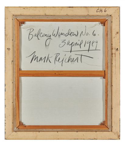 null Mark REICHERT (1948).

Balcony window n°6.

Huile sur toile, signée en bas à...