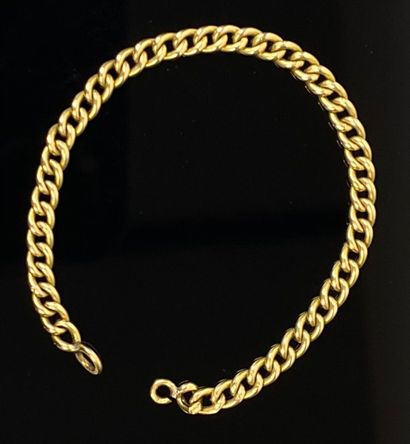 null Bracelet d'enfant en or jaune.

L_14 cm.

2,33 grammes, 18K, 750°/00