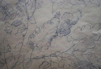 null Raoul DUFY (1877-1953).

Feuillages.

Dessin au crayon, sur papier, signé du...