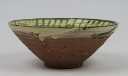 null Two Persian cups

Siliceous paste with incised and painted green decoration...