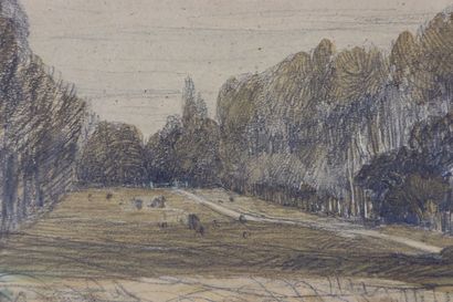 null Camille FLERS (1802-1868)

View of Montfermeil.

Black pencil and watercolour

Signed,...