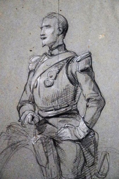 null Louis Eugène CHARPENTIER (1811-1890).

Studies of soldiers and horse.

Meeting...