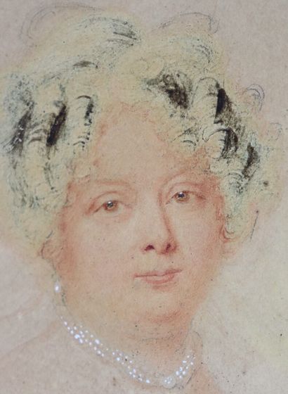 null E. W. THOMSON (1770-1847)

Portrait of a woman.

Pencils and gouache highlights...