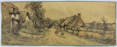 null Camille FLERS (1802-1868)

Road to Aumale.

Black pencil and watercolour

Signed,...