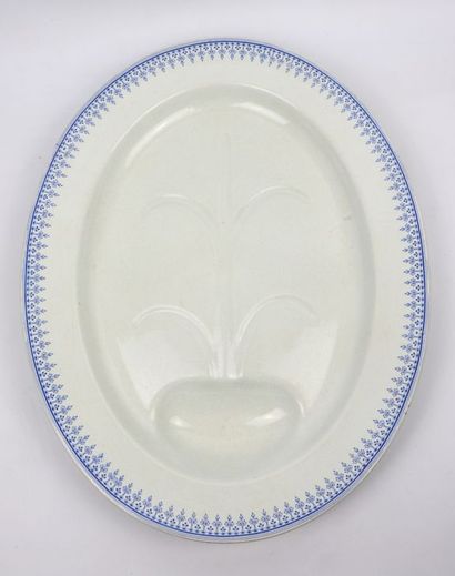 null Deux plats à roti en porcelaine

Porcelaine à décor bleu

Probablement Russie,...