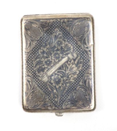 null Two Ottoman cigarette cases 

Silver plated

Van, Eastern Turkey, circa 1900,...
