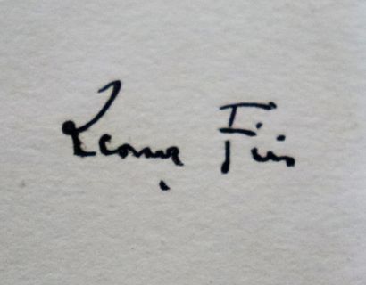 null Leonor FINI (1907-1996).

Femme.

Dessin à l'encre noire sur papier, signé en...