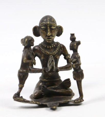 null Indian tribal bronzes

Bronze

India, 

A group with the main figure in the...