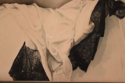 null Irene KLESTOVA (1908-1989).

Femme nue allongée.

Aquarelle, signée en bas à...