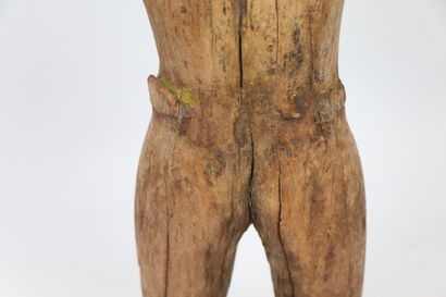 null Sculpture anthropomorphe en bois

Bois sculpté, sur son socle

Inde

H_51 cm...