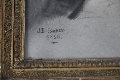 null Jean Baptiste ISABEY (1767-1855).

Portrait d'homme.

Pastel sur papier, signé...