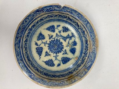 null Set of blue-white Timurid miniature ceramics

Siliceous paste with blue and...