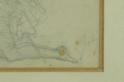 null Eugène ISABEY (1804-1886).

Le pardon.

Dessin au crayon, signé en bas à droite.

H_13...