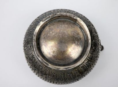 null Lota Kindi 

Silver

India, 19th century 

Decorated with gadroons and a chased...