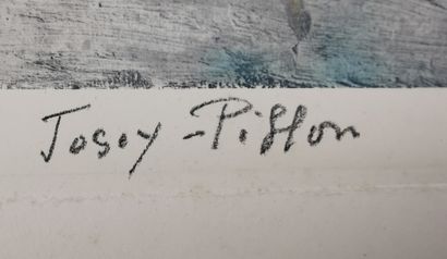 null Josey PILLON (1876 - ? ).

Arrivée au port.

Lithographie, signée au crayon.

H_27,4...